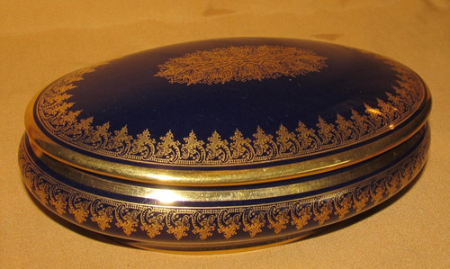 Scatola bonbonnière ovale - scatola,