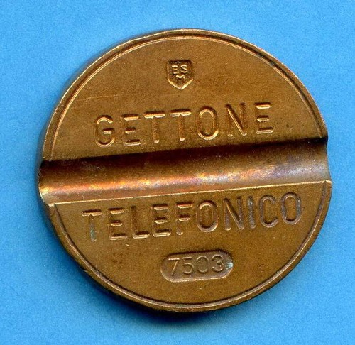 Gettone telefonico 7503 - gettone,