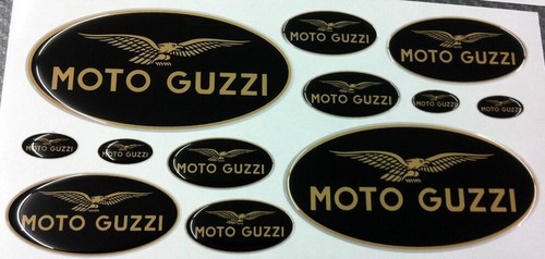 Kit adesivi moto guzzi black - kit,