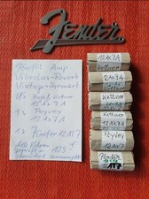 FENDER VIBROLUX REVERB set tubi vintage