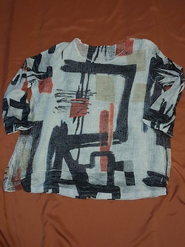 Top donna maglia - , astratta
