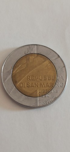 Moneta 500 lire - moneta,