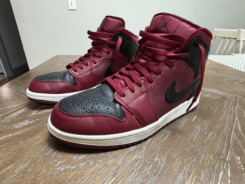 Jordan retro mid - team, rosso