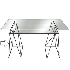 Cavalletti neri scrittoio