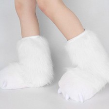 Pantofole pelose con zampe di