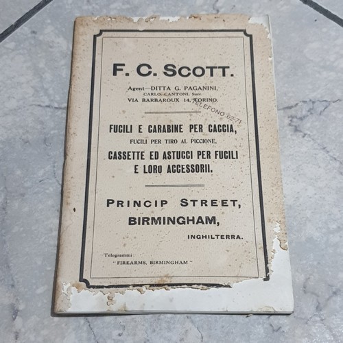 Scott catalogo fucili - c.,