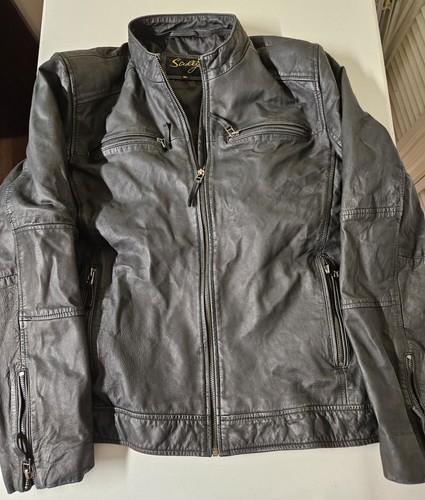 Giacca moto vintage scully - giacca,