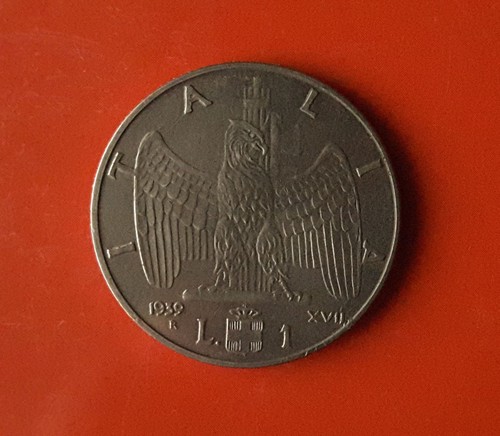 Lira 1939 errore - lira,