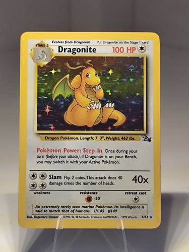 Dragonite fossil holo - 4/62,