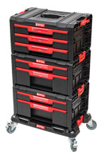 QBRICK SYSTEM PRO Set di cassetti 1 2.0 | Cassetto 3 + 2x Cassetto 2 + Plattfor