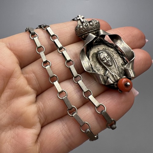Collana icona ciondolo madonna - icona,