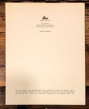 Dbx model 3bx series - iii, 3