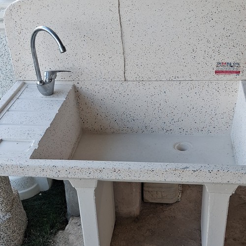 Lavatoio cemento 100x70 - in,