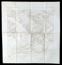 WWI - Carta geografica zona di