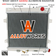 2 Rangée Radiateur Pour BMW 3