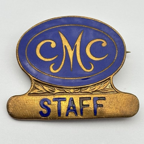 Vintage cmc staff badge - vintage,