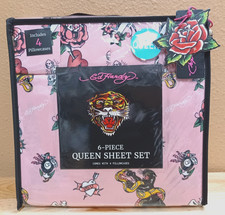 Set lenzuola regina Ed Hardy