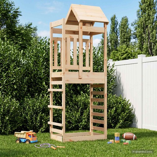 Torre gioco marrone - torre,