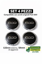 SET 4 Coprimozzi Fiat 500 500L