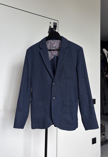 Blazer blu lana hackett - blazer,