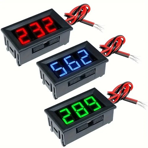 Voltmetro digitale led - a,