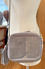 Borsa messenger a tracolla JEROME DREYFUSS Paris Pascal LOGO grigia designer francese