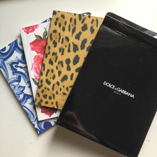 DOLCE & GABBANA Set di 3 quaderni di bellezza libro memo diario 6,5" x 5,11"