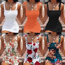 Mini abito donna floreale con