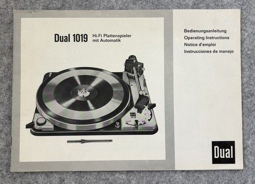 Dual 1019 manuale di - -,