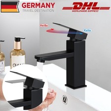 Rubinetto lavabo nero rubinetto bagno bagno lavandino acciaio inox