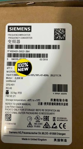 Siemens 6se6420 2uc22 2ba1 - siemens, 6se6420-2uc22-2ba1
