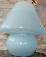 Large blue grey opaline glass - large,