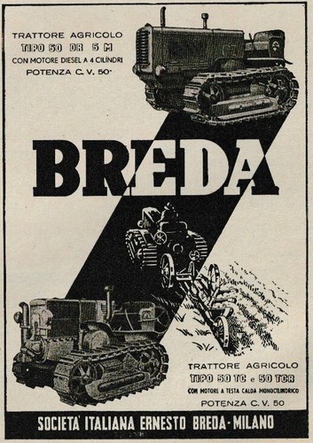 Pubblicita 1951 trattore - pubblicita',