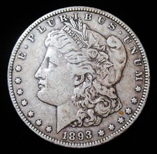 1893-O Dollaro Morgan. Data