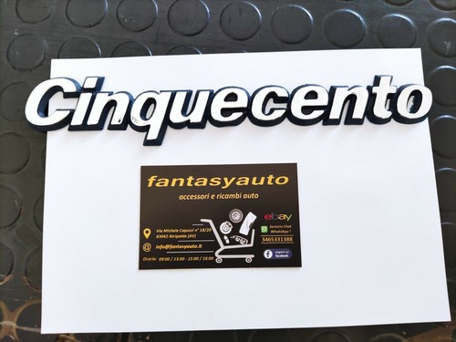 Fiat cinquecento sigla scritta - fiat,