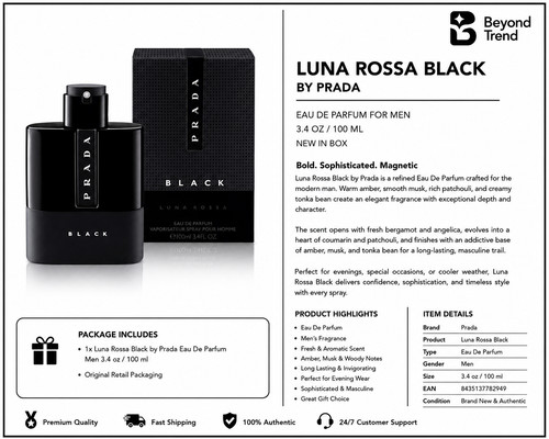 Luna rossa black prada - rossa,