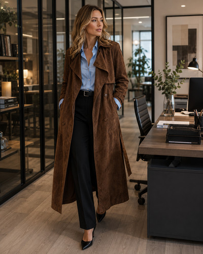 Cappotto lungo trench - , donna
