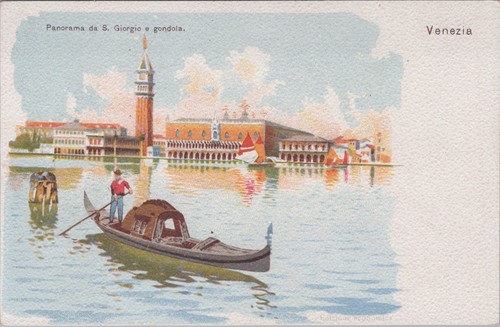 Cartolina venezia panorama - cartolina, da
