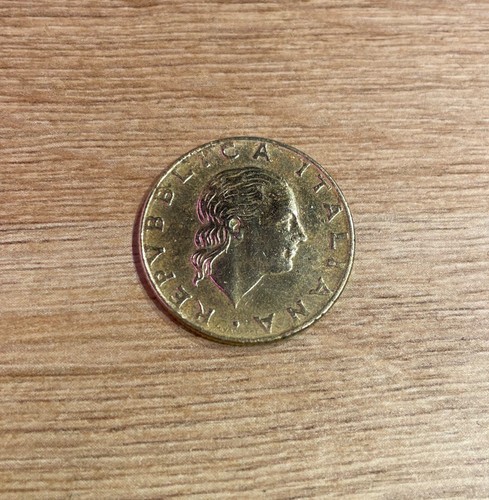 Moneta 200 lire senza - 200,