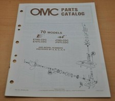 OMC Evinrude 70 Models E70 J70