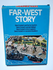 SOLDATINI ATLANTIC SET  1552 FAR-WEST STORY DAVY CROCKETT CACCIATORI DI PELLICCE