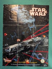 Nintendo NES Star Wars JVC LUCASFILM Poster