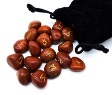 Set rune con pietre - , preziose