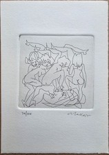 Mino MACCARI, Acquaforte cm