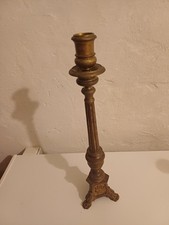 Portacandele antico In Ottone