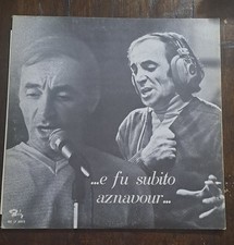 Vinile 33 ...e fu subito Aznavour...