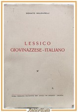 LESSICO GIOVINAZZESE ITALIANO