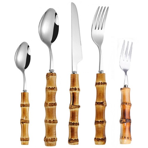 Posate bamboo utensili - posate,