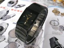 Orologio Uomo Ceramica Ceramica Nera Nuovo