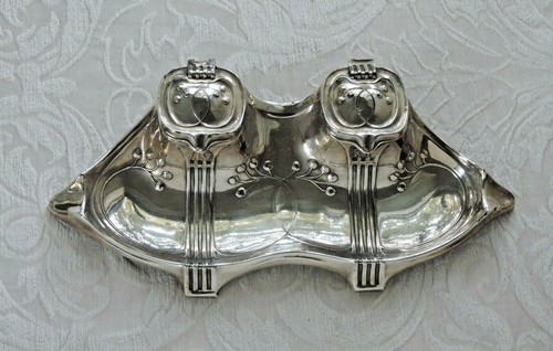 Antico calamaio metallo - antico,